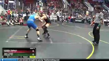 129 lbs Round 2 (4 Team) - Kaden Tindall, Brighton Black vs Ben Lynes, Plainwell