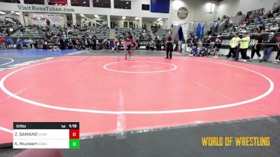 101 lbs Quarterfinal - ZACK SAMANO, Chino vs Kavin Muyleart, American Dream Wrestling Club