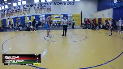 150 Gold Round 4 - Nathaniel Cabrera, Osceola (Kissimmee) vs Brock Weaver, Camden County