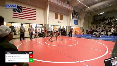 85 lbs Rr Rnd 2 - Savannah Carrasco, HURRICANE WRESTLING ACADEMY vs Joely Hunt, Vian Wrestling Club