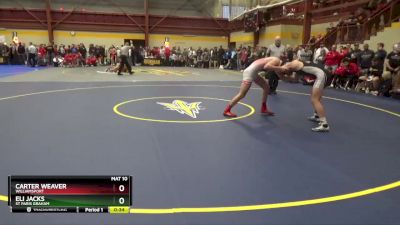 150 lbs Cons. Round 3 - Eli Jacks, St Paris Graham vs Carter Weaver, Williamsport