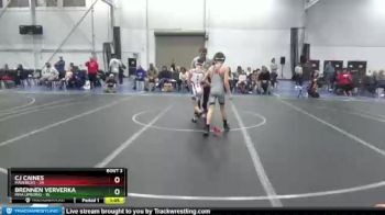 76 lbs Round 1 (8 Team) - Brennen Ververka, MMA Uprising vs CJ Caines, Mavericks
