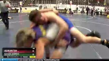 180 lbs Round 3 (6 Team) - Jacob Britten, Funky Monkeys Green vs Nathan Andrina, Southwest Impact