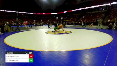 113 lbs Round Of 32 - Sergio Escobar, Bakersfield vs Edwin Sierra, Poway