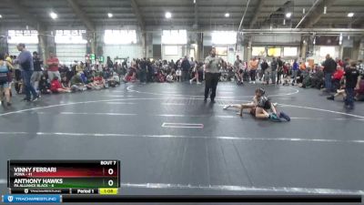 92 lbs Round 3 (6 Team) - Vinny Ferrari, POWA vs Anthony Hawks, PA Alliance Black