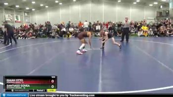 100 lbs Round 2 (6 Team) - Santiago Govea, Wyoming Brown vs Isaiah Otto, Montana White
