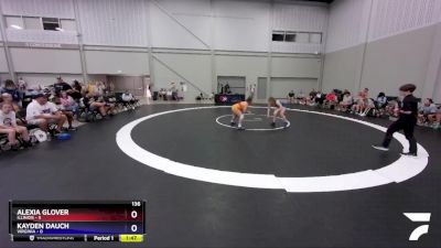 136 lbs Round 3 (8 Team) - Alexia Glover, Illinois vs Kayden Dauch, Virginia