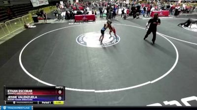 98 lbs Semifinal - Ethan Escobar, Granite Wrestling Club vs Jessie Valenzuela, Rough House Wrestling