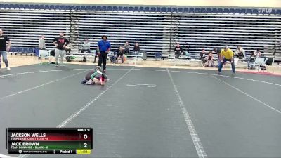 56 lbs Finals (8 Team) - Jackson Wells, Terps East Coast Elite vs Jack Brown, Team Donahoe - Black