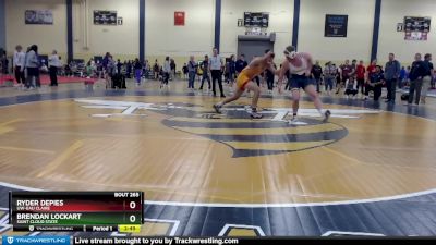 197 lbs Quarterfinal - Brendan Lockart, Saint Cloud State vs Ryder Depies, UW-Eau Claire