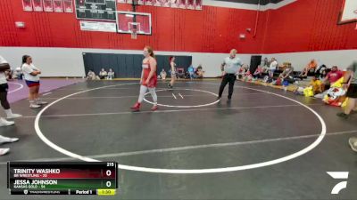 215 lbs Round 3 (6 Team) - Jessa Johnson, Kansas Gold vs Trinity Washko, BB Wrestling