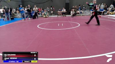 136 lbs Round 3 - Eli Saldana, WA vs Isaac Sedeno, WA