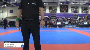 Gianni Paul Grippo vs Emilio Alejandro H. R. 2019 Pan IBJJF Jiu-Jitsu No-Gi Championship