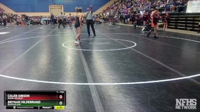 1 - 113 lbs Quarterfinal - Caleb Gibson, Rural Retreat vs Brynan Hildebrand, Buffalo Gap