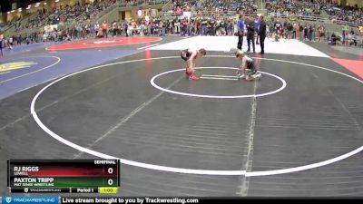 56 lbs Semifinal - Rj Riggs, Lowell vs Paxton Tripp, Mat Sense Wrestling