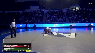 133 lbs Bubba Wright, Air Force vs Dominick Serrano, Northern Colorado