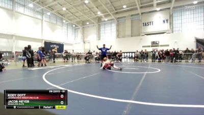 81 lbs Cons. Round 4 - Jacob Meyer, Brawlers Elite vs Kody Dott, Journeymen Wrestling Club