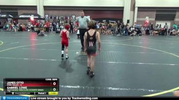 56 lbs Semis & 1st Wrestleback (8 Team) - James Otto, Steel Valley vs Gabriel Lowe, Contenders Wrestling Academy Green