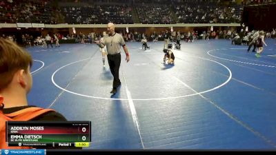 148 lbs Round 5 - Addilyn Moses, Iowa vs Emma Dietsch, DC Elite Wrestling