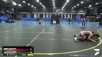 108 lbs Round 6 (8 Team) - Drew Holevac, Mi Mafia White vs Clinton Kaiser, Michigan Monkeys