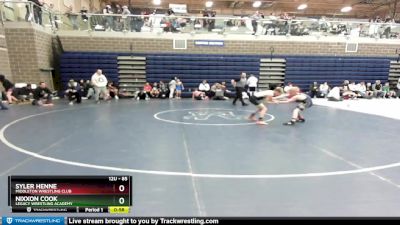 85 lbs Cons. Round 2 - Nixxon Cook, Legacy Wrestling Academy vs Syler Henne, Middleton Wrestling Club