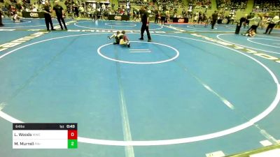 64 lbs Round Of 16 - Lucas Woods, Woodland Wrestling Club vs Miles Murrell, Pin-King All Stars