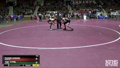 132 lbs Cons. Round 2 - Tucker Godwin, Baker HS vs Toby Hymel, Daphne