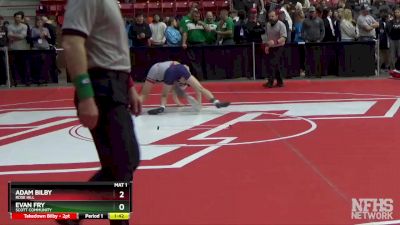 113 lbs Quarterfinal - Adam Bilby, Rose Hill vs Evan Fry, Scott Community
