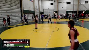 124-138 lbs Quarterfinal - Lillian Stange, Crofton-Bloomfield vs Kinsleigh Jerman-Vallee, Plains Elite