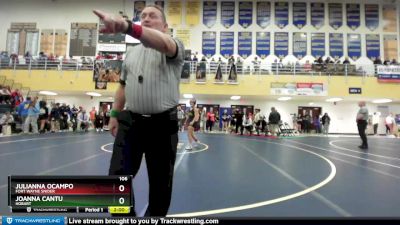 106 lbs Champ. Round 1 - Julianna Ocampo, Fort Wayne Snider vs Joanna Cantu, Hobart