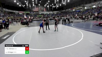 115 lbs Round Of 32 - Colby O'Brien, Bob Cats vs Jr Ortega, Grandview Wolves