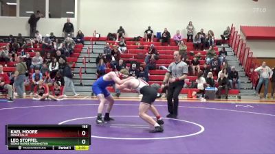 165 lbs Cons. Round 3 - Leo Stoffel, Cedar Rapids Washington vs Kael Moore, Cedar Falls