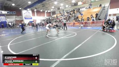 106 lbs Champ. Round 1 - Michael Rodriquez, Victor Valley vs Jp Gonthier, Laguna Hills