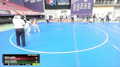 120 lbs Cons. Round 4 - Seth Aubin, Hobart Wrestling Club vs Ryan Dugan, Durango Wrestling