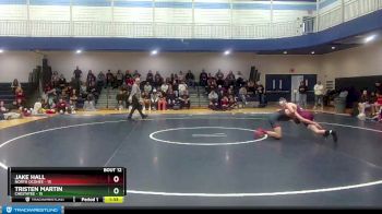 138 lbs Placement Matches (8 Team) - Tristen Martin, Chestatee vs JAKE HALL, North Oconee