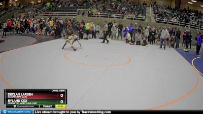 49 lbs Cons. Semi - Ryland Cox, Pendleton Wrestling Club vs Declan Larsen, Cascade Mat Club