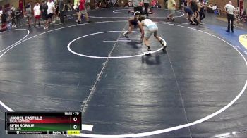 70 lbs 3rd Place Match - Seth Sobaje, The Club vs Jhorel Castillo, SoCal Hammers