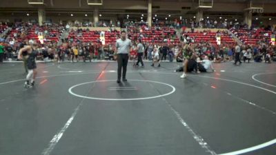 105 lbs Champ. Round 2 - Carsen Hanshaw, Beatrice Wrestling Club vs Nikko Hinojos, Newton Wrestling Club