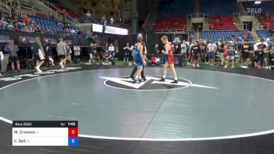 100 lbs Quarters - Mac Crosson, Iowa vs Case Bell, Indiana