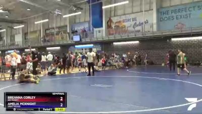 126+132 Semifinal - Breanna Corley, Big Money vs Amelia Mcknight, Unattached