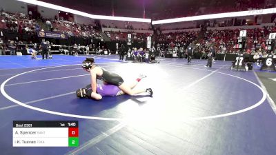 145 lbs Round Of 16 - Amber Spencer, Santana vs Kayleen Tuavao, Tokay