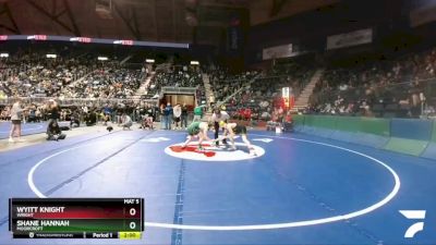 2A-120 lbs Quarterfinal - Wyitt Knight, Wright vs Shane Hannah, Moorcroft