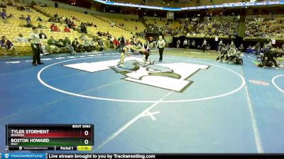 150 Class 3 lbs Champ. Round 1 - Tyler Storment, Branson vs Boston Howard, Holt