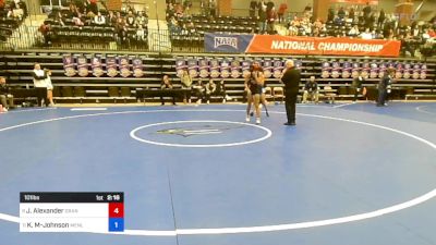 101 lbs Consi Of 8 #2 - Jas Alexander, Grand View vs Kayla Mckinley-Johnson, Menlo College