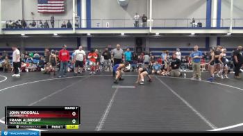 88 lbs Round 7 (8 Team) - John Woodall, Doughboys vs Frank Albright, Team Nauman