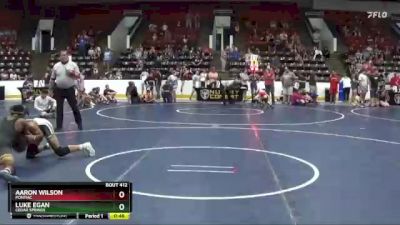 130 lbs Quarterfinal - Aaron Wilson, Pontiac vs Luke Egan, Cedar Springs