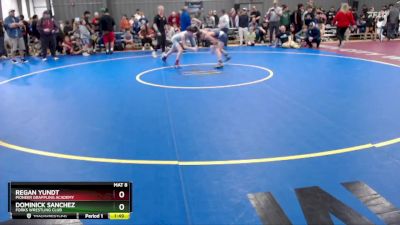 92 lbs Round 1 - Regan Yundt, Pioneer Grappling Academy vs Dominick Sanchez, Forks Wrestling Club