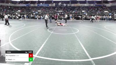 174 lbs Round Of 16 - Matt Franklin, Claremore Wrestling Club vs Gage Neal, Lions Wrestling Academy