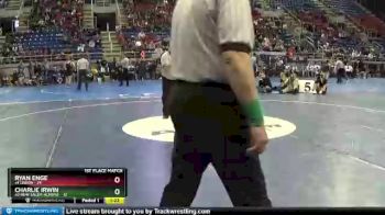 106 lbs Placement Matches - Charlie Irwin, #2 New Salem-Almont vs Ryan Enge, #1 Lisbon