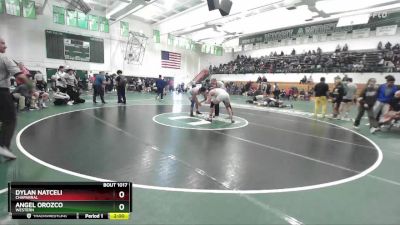 175 lbs Semifinal - Dylan Natceli, Chaparral vs Angel Orozco, Western